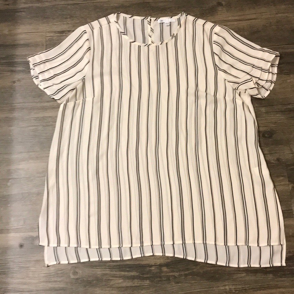 Vertical striped blouse